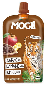 Fruit puree apple - banana - cocoa without added sugar demeter ORGANIC 120 g - POSSIBLE